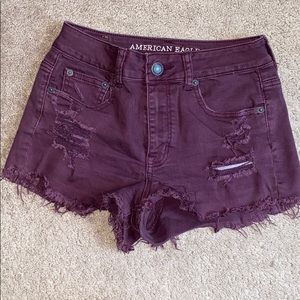 American Eagle high rise festival shorts. Stretch
